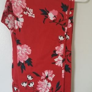 Women's floral printed Pixie pants